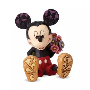 Enesco Disney Tradition Джим Шор Мини Микки Маус Сидящая поза Disney Фигурка дюйм 2.75