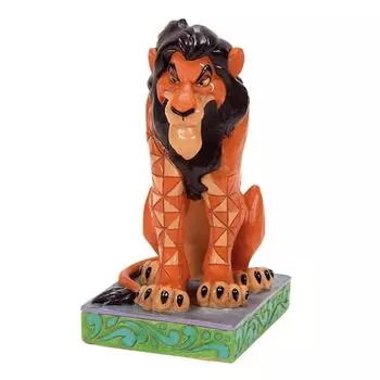 Enesco Disney Traditions Джима Шора Фигурка Шрама из «Короля Льва», 4,25 дюйма, многоцветная