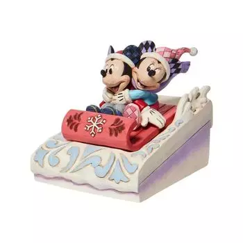 Enesco Mickey Minnie Sleigh x x H11cm DTR6008972 Statue/Figure Disney Traditions & Size 12.5 9.5