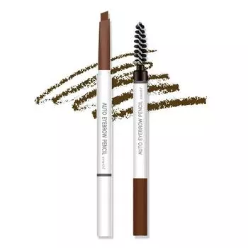 Карандаш для бровей Enesty Auto Dual Pencil 0,18 г, 03 коричневый, 2 шт.