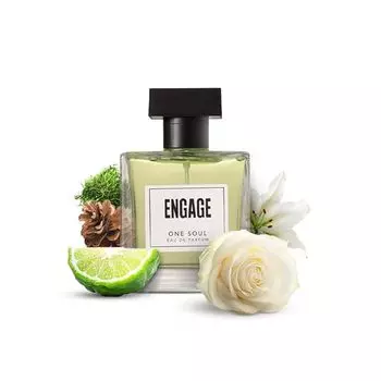 Engage One Soul Гендерно-нейтральные духи для женщин и мужчин, унисекс, стойкие духи, цитрусовый и пряный аромат, бесплатный тестер в упаковке, 100 мл 100 ml