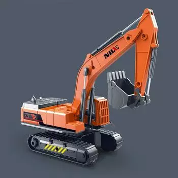 Engineering Simulation Inertia Vehicle Excavator Machine Model Children Car Toy