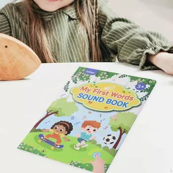 English Learning Talking Book Interactive Preschool Birthday Gifts for Boys Girls 3+ My First Words