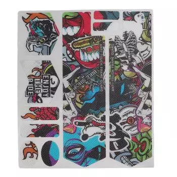 ENLEE 3D Mountain Bike Front Fork Sticker Scratch Resistance Bicycle Protective StickerScrawl