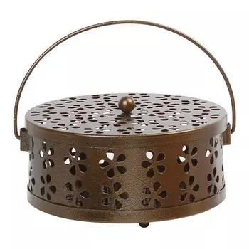 ENN LLC Mosquito Coil Holder with Iron Handle (Bronze)