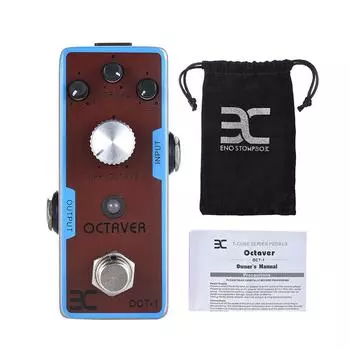 ENO EX OCT-1 OCTAVE Mini Octave Педаль эффектов для гитары True Bypass Цельнометаллический корпус