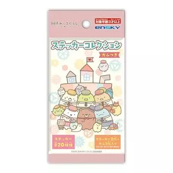 ENSKY Movie Sumikko Gurashi Таинственная девушка фабрики Цугихаги Коллекция наклеек с жвачкой 20 штук Конфеты Игрушка/Жвачка