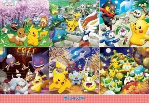 ENSKY Pokemon 365 дней 51 x 73,5 см пазл 1000 деталей JIGSAW PUZZLE 1000T-526