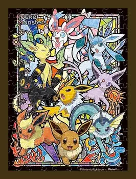 ENSKY Pokemon Eevee Evolutions 7,6 x 10,2 см Mame Puzzle 150 элементов пазл MA-40