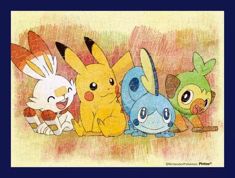ENSKY Pokemon Exciting New Friends 7,6 x 10,2 см Mame Puzzle 150 элементов пазл MA-45