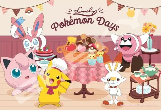 ENSKY Pokemon Pokemon Sweets Party 26 x 38 см Пазл 108 больших элементов JIGSAW PUZZLE 108-L757