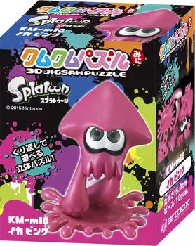ENSKY Splatoon Squid Pink 6 см Кумкум Пазл 3D Пазл 10 деталей KM-114