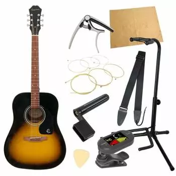 Epiphone Songmaker VS акустическая гитара набор из 9 предметов DR-100