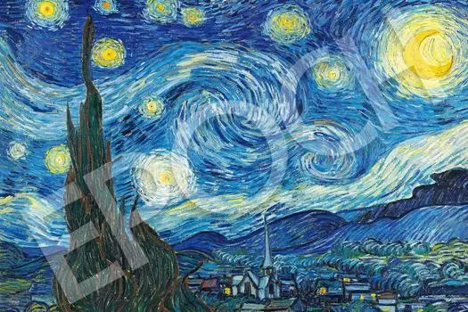 EPOCH 1000 Piece Jigsaw Puzzle World Painting Starry Night x Glue Included Spatula Included Score Ticket Included EPOCH Illustration/Art (50 75cm)