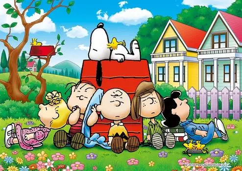 Пазл Epoch из 108 деталей PEANUTS Snoopy Nap Time x с лопаточкой и билетом на подсчет очков EPOCH (18.2 25.7см) 03-048 Клей, в комплекте,
