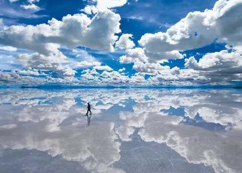 Epoch 2000 Piece Jigsaw Puzzle Salar de Uyuni Bolivia Smallest Super Small Piece - World s (38x53cm)