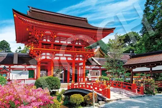 EPOCH 2016 Very Small Piece Jigsaw Puzzle Japanese Scenery Elegant Ancient Capital Kamigamo Shrine Kyoto x Comes with Spatula Score Ticket Included
