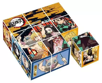 Epoch Demon Kimetsu no Yaiba 9 кадров Головоломка для детей с подносом Игрушка для детей от 2 лет EPOCH [Кубическая головоломка] Slayer 13-121