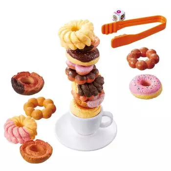 EPOCH Donuts on Donuts Сертифицированная игрушка ST Mark для детей от 4 лет и старше Количество игроков: от 1 до 4 EPOCH +3