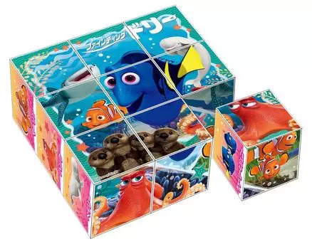 EPOCH Finding Dory Puzzle для детей от 2 лет с игрушкой EPOCH [Cube Puzzle] 9-рамочный лоток 13-103,