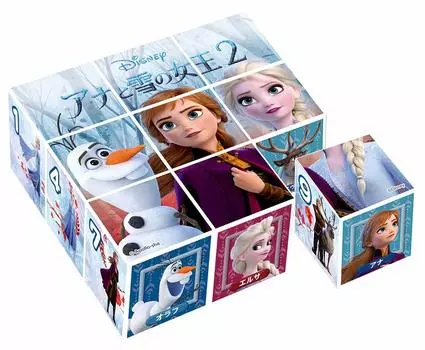 EPOCH Frozen 2 9 Frame Puzzle для детей с подносом Ages Toy EPOCH [Cube Puzzle] 13-115 2+