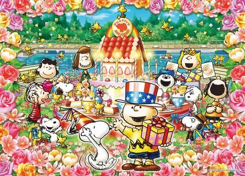 Epoch Пазл из 500 деталей PEANUTS Peanuts Anniversary (38 х 53 см) 06-112 с клеем и шпателем с оценочным талоном EPOCH