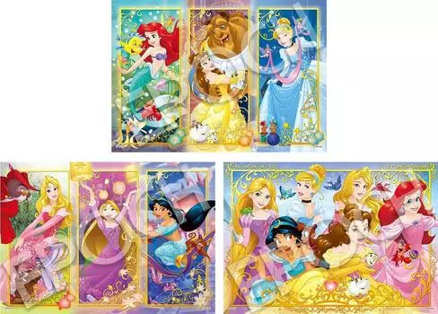 EPOCH Piece First Jigsaw Puzzle Disney Princess Beginning x 3 типа головоломок с образцом и направляющей рамкой для детей от 3 лет и старше Toys EPOCH 42/56/63