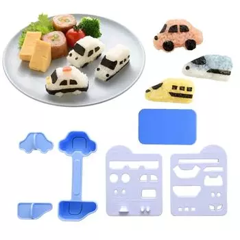 Ernest A-77866 Charaben Goods, Автомобиль, Синкансэн (2 типа транспортных средств), Легко есть, хороший размер для еды вручную (Нико Китчен, Норимоно Онигири Мини