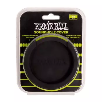 Ernie Ball 9618 Крышка звукового отверстия для акустической гитары КРЫШКА АКУСТИЧЕСКОГО ЗВУКОВОГО ОТВЕРСТИЯ [Оригинальный продукт] чёрный