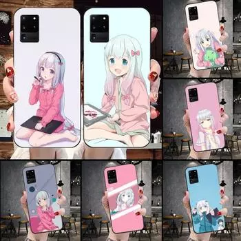 Чехол для телефона Eromanga Sensei Manga Anime для Samsung Galaxy S6 S7 S8 S9 S10 S21 S22 Plus, ультрамягкий черный чехол для телефона Galaxy S30