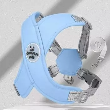 Escape Free X Shaped Dog Harness No Choke Step-in Small Dog Harness with Four-Point Adjustment Pet Harnesses No Pull for Puppies S (Pet 4-7kg) зелёный
