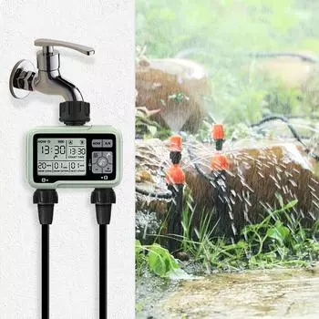 Eshico Super Timing System, таймер подачи воды с 2 выходами, точный полив, автоматический полив на открытом воздухе, полностью регулируемая программа CHINA