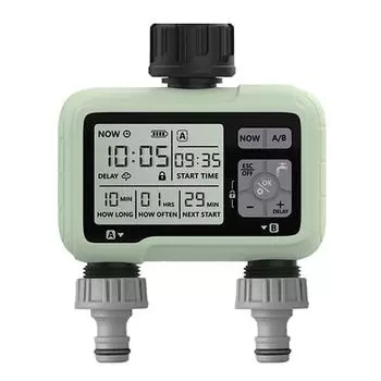 Eshico Super Timing System, таймер подачи воды с 2 выходами, точный полив, автоматический полив на открытом воздухе, полностью регулируемая программа CHINA