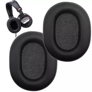 ESJNNK Амбушюры для наушников SONY Sony Pad Protein Leather Cover Memory Foam Black MDR-V6/MDR-V7/MDR-CD900ST/MDR-7506