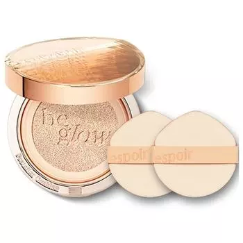 Espoir Pro Tailor Be Glow New Class Cushion + Puff 2 шт. Набор SPF42 PA++, ваниль, 1 набор