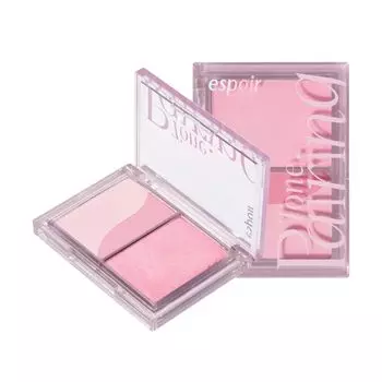 Espore Tone Pairing Cheek Pink Icing Powder Cheek Cream Cheek Puffy Texture Glitter Soft Color Transparency Yete Brevet 01. & Multi-Cheek