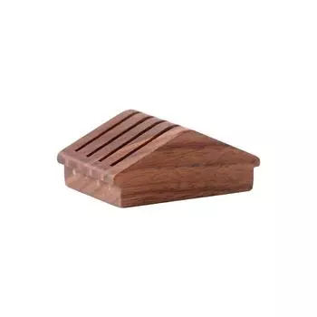 Espresso Puck Screen Stand Handmade Walnut Stand Countertop Coffee Filter Storage Rack for Coffee Espresso Portafilter B