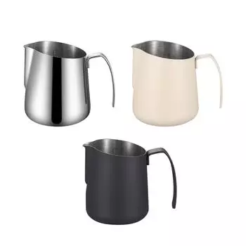 Espresso Steaming Pitcher Espresso Machine Accessory 500ml Coffee Milk Frother Cup for Cappuccino Latte Art Home Bar Cafe