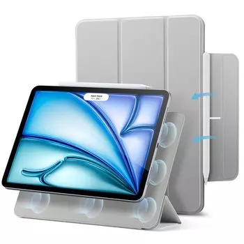 ESR iPad Air 11 inch case M2 6th iPad Air generation case iPad Pro 11 case Strong magnetic adsorption type slim stand case Pencil Fully Compatible