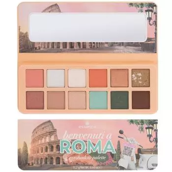 Essence - Палетка теней для век Benvenuti a Roma - Многоцветный