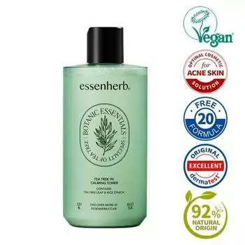 essenHERB Tea Tree 90 Успокаивающий тоник 320 мл