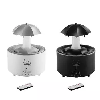 Essential Oil Diffuser Rain Drop Air Humidifier with Light Aroma Diffuser for Hotel Living Room Indoor Yoga Housewarming Gift белый