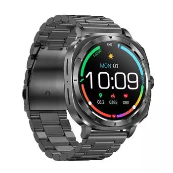 ET492 Смарт-часы 1,43 дюйма Amoled ЭКГ Мониторинг здоровья Голосовой помощник SOS Спорт на открытом воздухе Фитнес-трекер Женщины Мужчины Смарт-часы синий
