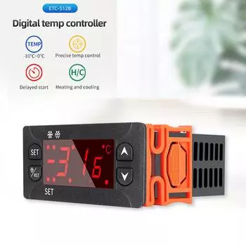 ETC-902 Регулятор температуры 220 В Мини-холодильник ETC-512B ECS-961NEO Цифровой термостат-регулятор Термопара Датчик NTC
