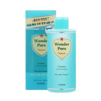 ETUDE HOUSE Wonder Pore Freshner 10 in 1 / Тонер для лица Корея для очищения пор, 250 мл,