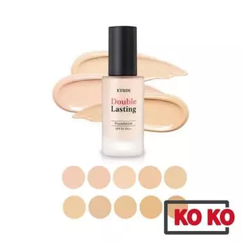 Etude НОВАЯ Двойная стойкая тональная основа SPF35 PA++ 30 г 10 видов 13C1 Rosy Pure
