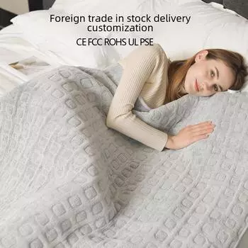 European Electric Flannel Heating Blanket, 110V, Washable, Cross-Border Compatibility