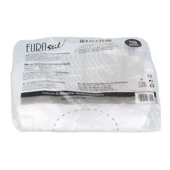 Eurostil Transparentes Guantes Desechables Bolsa 100un