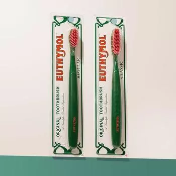 EUTHYMOL Классическая зубная щетка 1 шт., выберите 1 из 2 типов 1 regular toothbrush 4,200 won