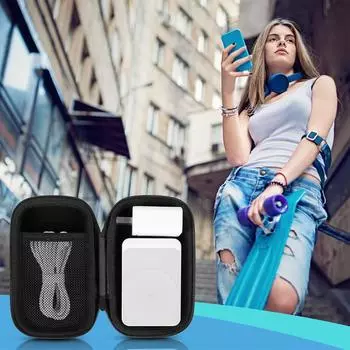 EVA Hard Case for Anker MagGo 3 in 1 Wireless Charger Storage Bag with Mesh Pocket Anti Scratch Travel Carrying Pouch